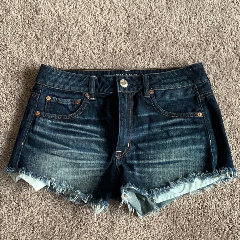 High Waisted American Eagle Denim Shorts